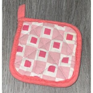 Mini Kids Kitchen Pink Potholder 4"x 4"Tagsmith Brand